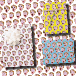 Aangepast papier voor gezichtsverpakking   Aangepa Inpakpapier Vel