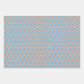 Aangepast papier voor gezichtsverpakking | Aangepa Inpakpapier Vel (Voorkant 3)