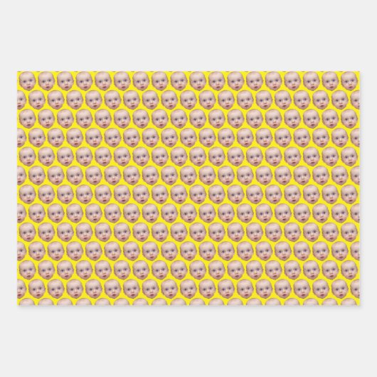 Aangepast papier voor gezichtsverpakking | Custom Inpakpapier Vel (Voorkant 3)