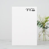 Aangepast papier voor golfthema's (Staand voorkant)