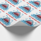 Aangepast papier voor het inpakken van haaien (Hoek)