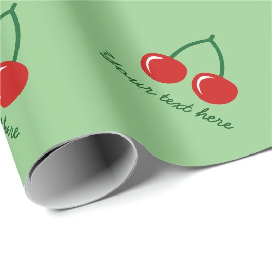 Aangepast papier voor het inpakken van rode kersen (Rol Hoek)