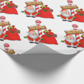 Aangepast papier voor het ompakken van Noordpool (Hoek)