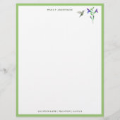 Aangepast papier voor Hummingbird Stationery (Voorkant)