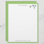 Aangepast papier voor Hummingbird Stationery (Voorkant / Achterkant)