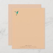 Aangepast papier voor Hummingbird Stationery (Voorkant / Achterkant)