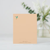 Aangepast papier voor Hummingbird Stationery (Staand voorkant)