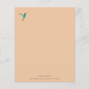 Aangepast papier voor Hummingbird Stationery