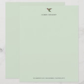 Aangepast papier voor Hummingbird Stationery (Voorkant / Achterkant)
