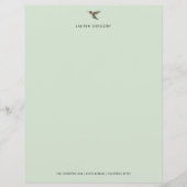 Aangepast papier voor Hummingbird Stationery (Voorkant)