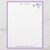 Aangepast papier voor Hummingbird Stationery (Voorkant)