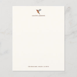 Aangepast papier voor Hummingbird Stationery