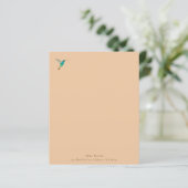 Aangepast papier voor Hummingbird Stationery (Staand voorkant)