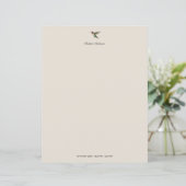 Aangepast papier voor Hummingbird Stationery (Staand voorkant)