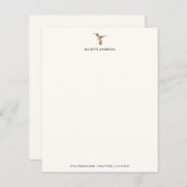 Aangepast papier voor Hummingbird Stationery (Voorkant / Achterkant)