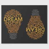 Aangepast papier voor Inspirerend lichte lamp (Vlak)