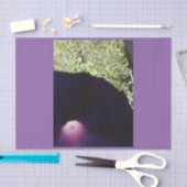 Aangepast papier voor Paarse Floral (Craft)