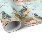 Aangepast papier voor  paasblauwvogel (Rol Hoek)