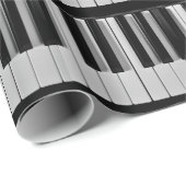 Aangepast papier voor pianotoetsenbord, overvullin (Rol Hoek)