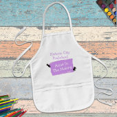 Aangepast papier voor voorschoolse artistieke gewe kinder schort