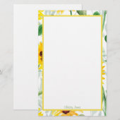 Aangepast papier voor zonnebloempitten (Voorkant / Achterkant)