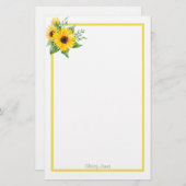 Aangepast papier voor zonnebloempitten (Voorkant / Achterkant)