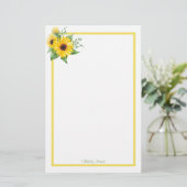 Aangepast papier voor zonnebloempitten (Staand voorkant)