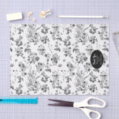Aangepast papier voor zwart-wit, Floral (Craft)