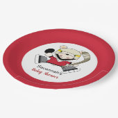 Aangepast papieren Bord poolhoekige Beer afspeelap (Gekanteld)