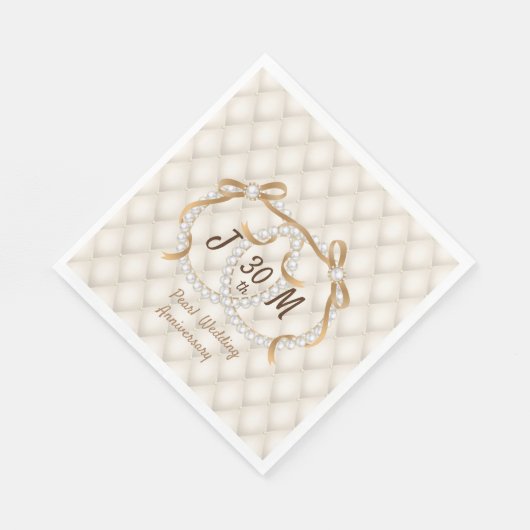 Aangepast parelbruinpapier voor Jubilea Servet (Hoek)