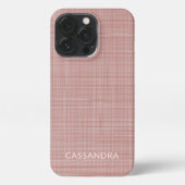 Aangepast pasta licht droog Roos Blush roze kleur iPhone Hoesje (Achterkant)