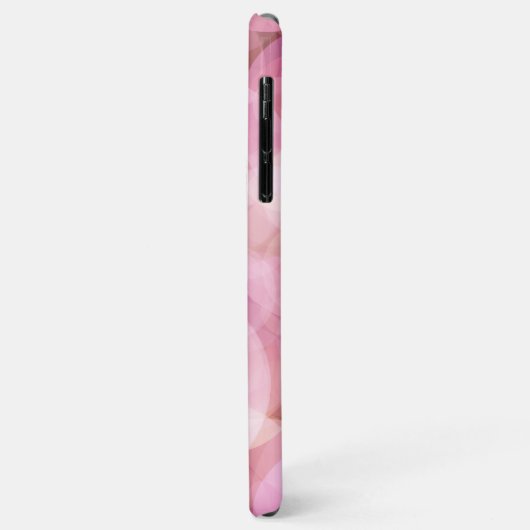 Aangepast pasta-Roos Blush roze bellenpatroon Case-Mate iPhone Case (Achterkant/links)