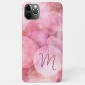 Aangepast pasta-Roos Blush roze bellenpatroon Case-Mate iPhone Case (Achterkant)