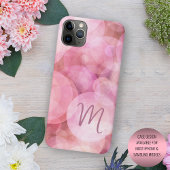 Aangepast pasta-Roos Blush roze bellenpatroon Case-Mate iPhone Case