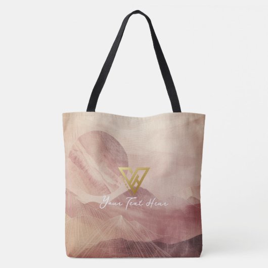 Aangepast: Pastel Canvas tas (Achterkant)