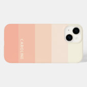 Aangepast pasteurpatroon voor Oranje strepen Case-Mate iPhone Case (Achterkant (horizontaal))