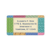 Aangepast patchwerk voor kantelen etiket (Voorkant)