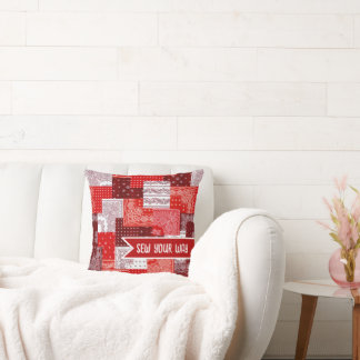 Aangepast patchwork sjaal quiltpatroon voor naaien kussen