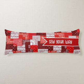 Aangepast patchwork sjaal quiltpatroon voor naaien lichaamskussen