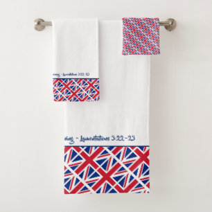 Aangepast patriotticum voor VK-UNION Bad Handdoek