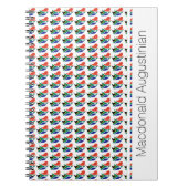 Aangepast patriotticum voor ZUID-AFRIKA Notitieboek (Voorkant)