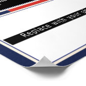 Aangepast patriottisch fotocollage-beeldscherm poster (Hoek)