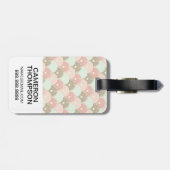 Aangepast  patroon foto Japanse foto Bagagelabel (Achterkant horizontaal)