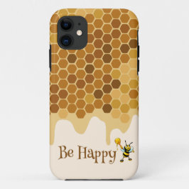 Aangepast patroon honingraat iPhone Case