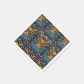 Aangepast patroon Medieval stijl bruiloft Servet (Hoek)