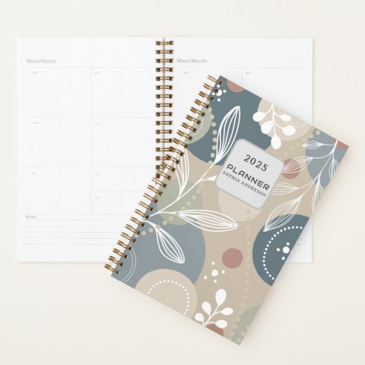 Aangepast patroon Monogram 2025 Planner (Display)