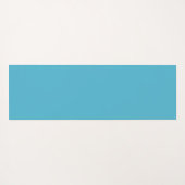 Aangepast patroon turquoise en gouden mandala yogamat (Achterkant (horizontaal))