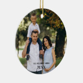 Aangepast patroon van Cactus Cute Cactus Keramisch Ornament (Rechts)