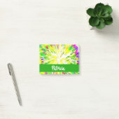 Aangepast patroon van kleurstofkleurige dye post-it® notes (Kantoor)