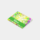 Aangepast patroon van kleurstofkleurige dye post-it® notes (Schuin)